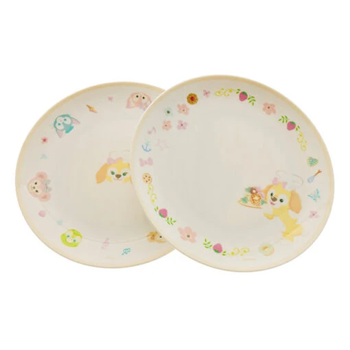HKDL - Duffy And Friends Plate Set Of 2