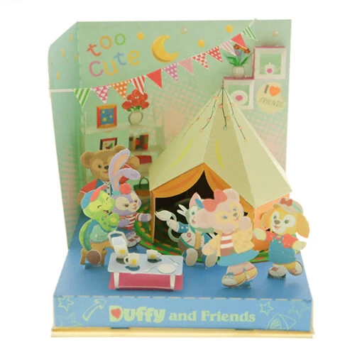 HKDL - Duffy & Friends "Stylin' All Day" Collection X 3D Paper Model