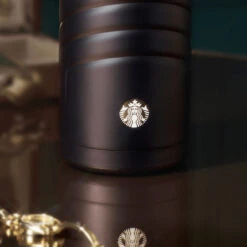 Starbucks China - Coffee Treasure 2023 - 11. Thermos Black Gold Stainless Steel Bottle 990ml -Disney 6D4C679D BEF2 42AC B956 EDF264CED62B
