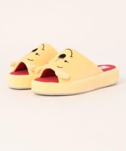 Japan Exclusive - Winnie The Pooh Fluffy Platform Shoes Sandals For Adults