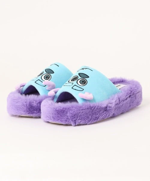 Japan Exclusive - Sulley Fluffy Platform Shoes Sandals For Adults 3 Japan Exclusive - Sulley Fluffy Platform Shoes Sandals For Adults