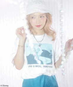 Japan Exclusive - Cinderella "Just 5 More Minutes" Clipping Art T Shirt For Adults -Disney 75126669b 34 d 500