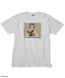 Japan Exclusive - Beauty And The Beast Belle "The Book Was Better" Clipping Art T Shirt For Adults