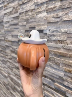 Starbucks Hong Kong - 2023 Halloween - 10oz Halloween Pumpkin Coffee Cup With Silicone Lid -Disney CD147B29 3152 428F 94DD 15ACFD6B65D0