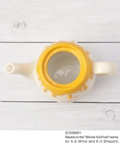 Japan Exclusive - Winnie The Pooh "I Believe In Naps" Teapot With Tea Infuser Set -Disney IMG 7778