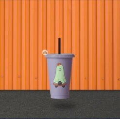 Starbucks Hong Kong - 2023 Halloween - 20oz Little Ghost Color Changing Reusable Freezer Cup (Glow-in-the-Dark) -Disney IMG 8760