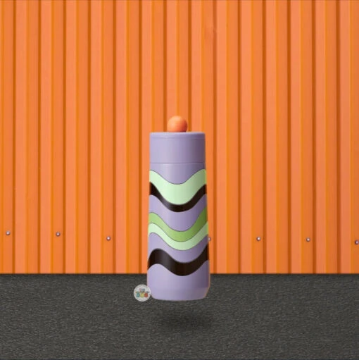 Starbucks Hong Kong - 2023 Halloween - 12oz Purple Corrugated Stainless Steel Tumbler