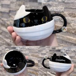 Starbucks Hong Kong - 2023 Halloween - 10oz Ghost Kitty Coffee Cup