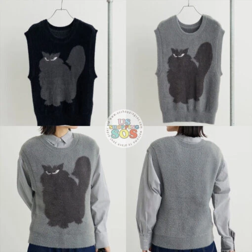 Japan Exclusive - Disney Villains Lucifer Jacquard Knit Vest For Adults X