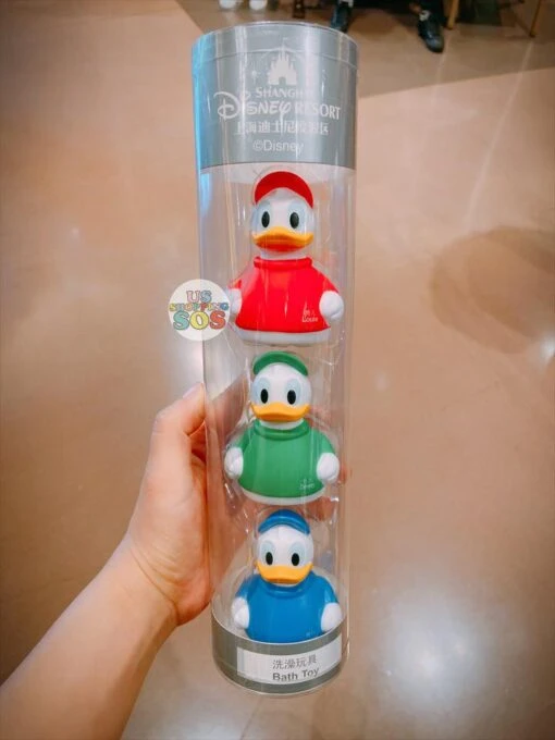 SHDL - Huey, Dewey, And Louie Duck Bath Duck Toy Set