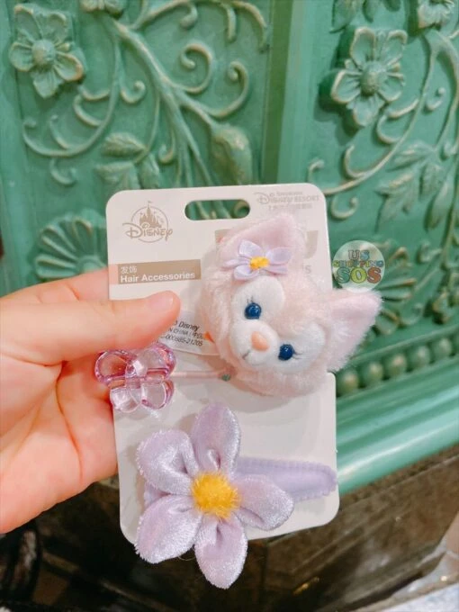 SHDL - LinaBell Plushy Hair Tie & Hair Clip Set