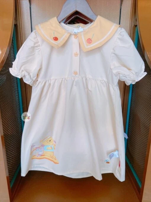 SHDL - Winnie The Pooh ‘Creamy Ice Cream’ Collection X Winnie The Pooh & Piglet Dress For Kids