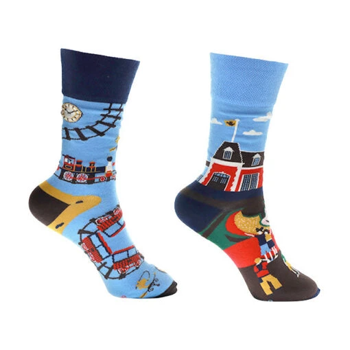 HKDL - Hong Kong Disneyland Railroad - Socks For Adults