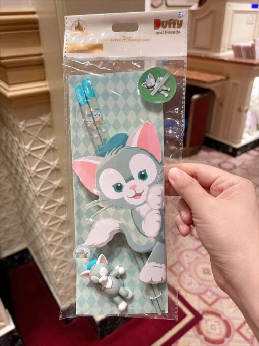 HKDL - Duffy & Friends X Gelatoni Chopsticks & Chopsticks Stand Set
