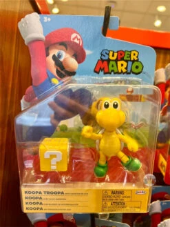 Universal Studios - Super Nintendo World - Koopa Troopa & Question Block Toy Figure Set