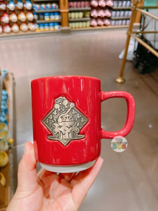 SHDL - Mickey Mouse Steamboat Willie Gold Color Logo Mug