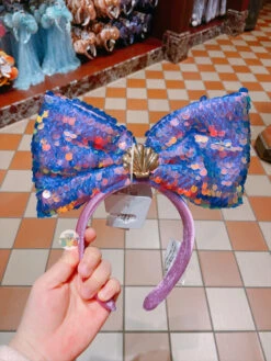 SHDL - The Little Mermaid Ariel Big Sequin Bow Headband