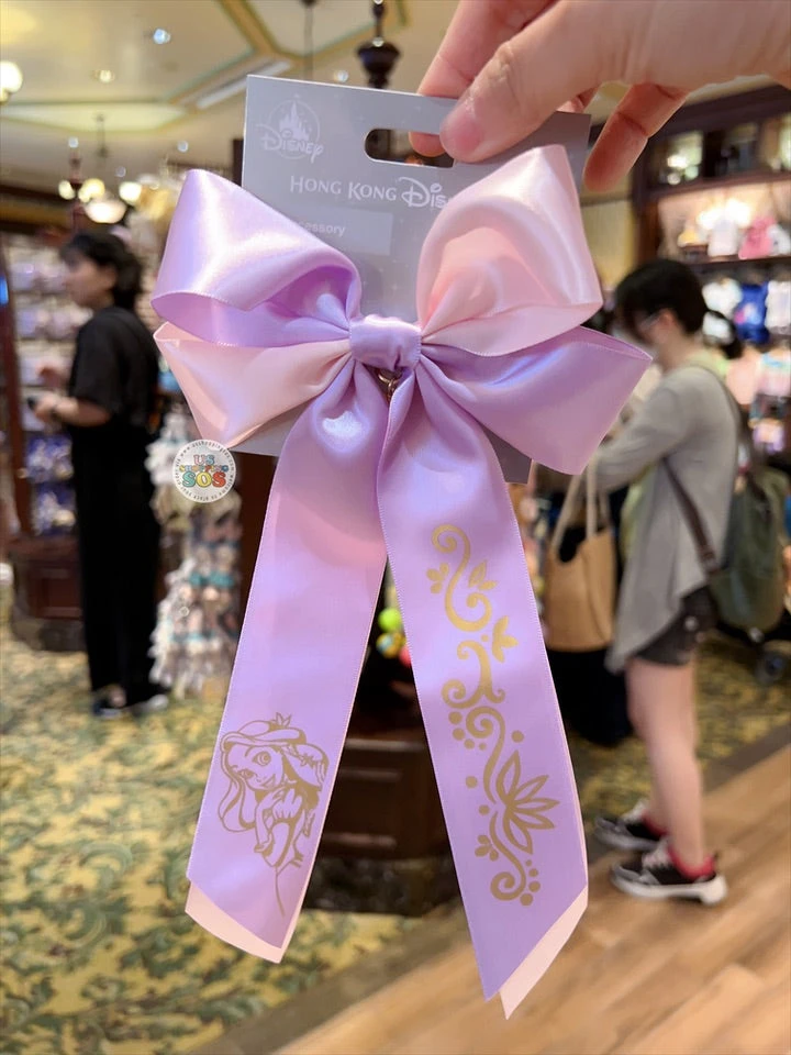 HKDL - Rapunzel Long Tail Bow Hair Tie 3 HKDL - Rapunzel Long Tail Bow Hair Tie