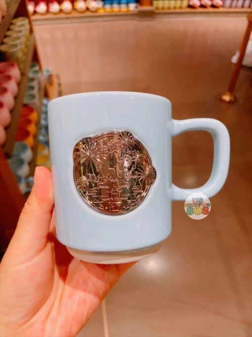 SHDL - Shanghai Disneyland Resort Gold Color Logo Mug