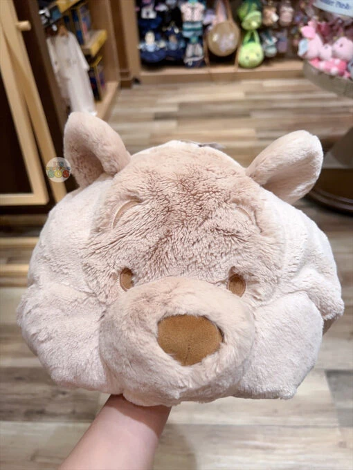 HKDL - Winnie The Pooh Big Face (Pastel Color) Fluffy Cap/Hat For Adults