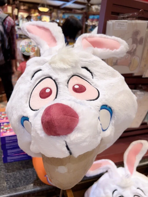 HKDL - White Rabbit Fluffy Cap/Hat For Adults