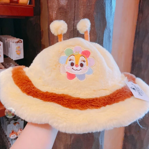 SHDL - Chip & Dale Floral Honeybee Collection X Clarice Fluffy Bucket Hat 55 Cm