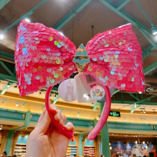 SHDL - Happy Summer 2023 X Minnie Mouse Sequin Ear Headband