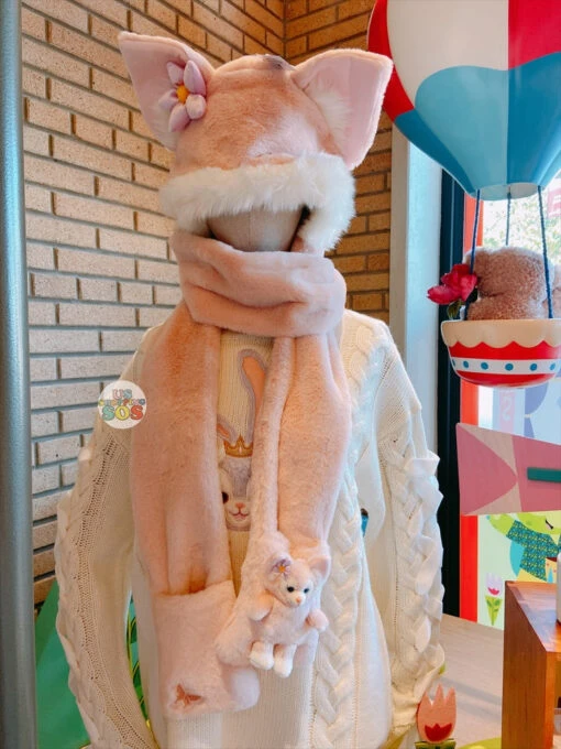 SHDL - Linabell Fluffy Hoodie Hat/Scarf/Gloves Set