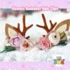Christmas Delight - Flowers Reindeer Hair Clips -Disney image abd43636 891d 4736 867e bdd94c297fc6