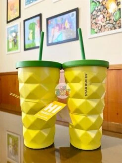 Starbucks Hawaii - Pineapple Studded Stainless Steel Cold Cup 16oz