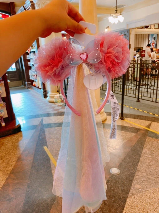 SHDL - Minnie Mouse Butterfly Pom Pom Headband