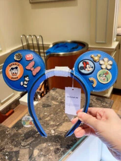 HKDL - Disney X COACH Mickey And Friends Hong Kong Disneyland Ears Headband For Adults