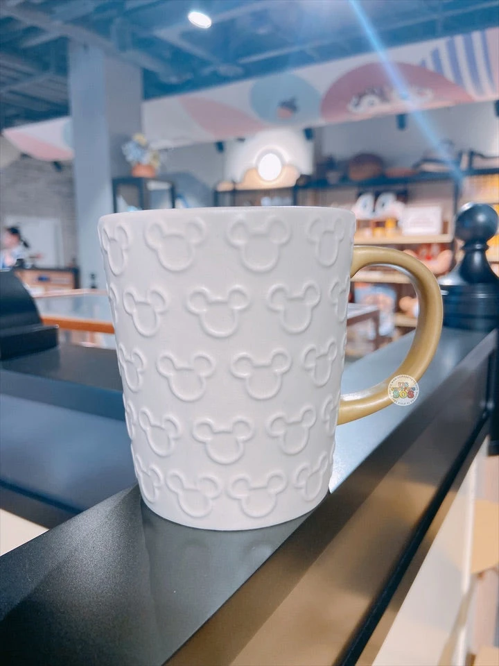SHDL - Disney Homestead - Mickey Icon Embossed Cream Tall Cup 3 SHDL - Disney Homestead - Mickey Icon Embossed Cream Tall Cup