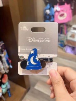 HKDL - Mickey Fantasia Hat Sorcerer Badge Hair Tie