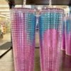 Starbucks USA - Summer 2021 - Disco Ombré Pink Teal Grid Cold Cup (24oz) -Disney image efb0d660 5c19 45a4 8c91 4ebfa0a412e7