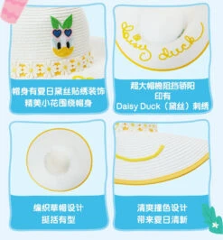 SHDL - Happy Summer 2023 X Daisy Duck Straw Hat For Adults -Disney image f1659fa2 3936 4271 887e 4eef86f8666a