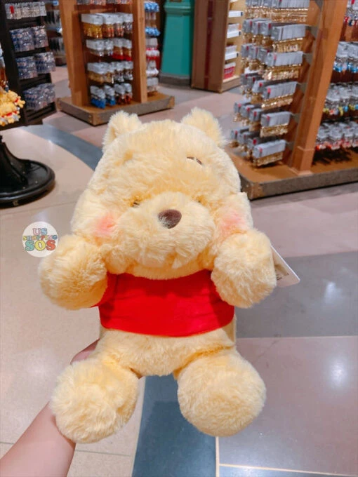 SHDL - Winnie The Pooh "Touching Cheek" Fluffy Plush Toy